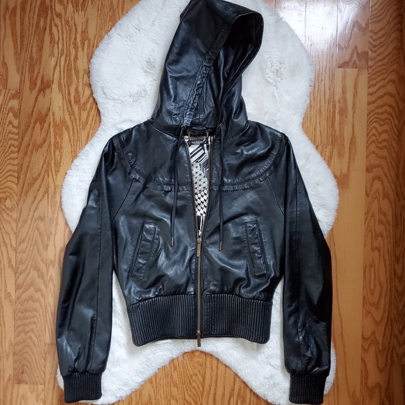 marc ecko leather jacket